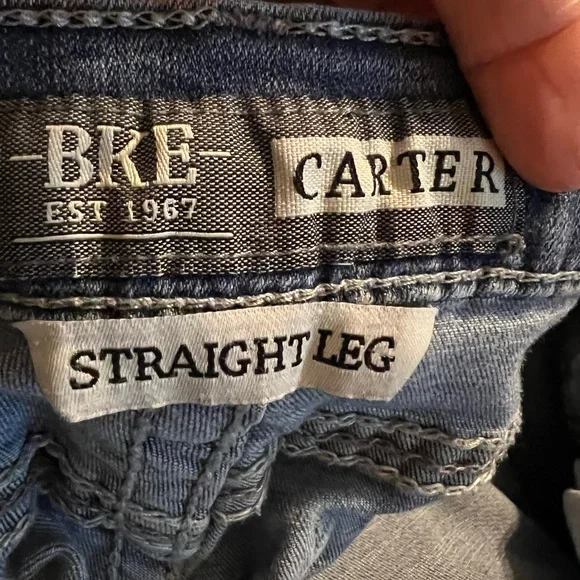 SOLD! Buckle BKE Carter 36R Straight leg coolmax jeans - Picture 5 of 10